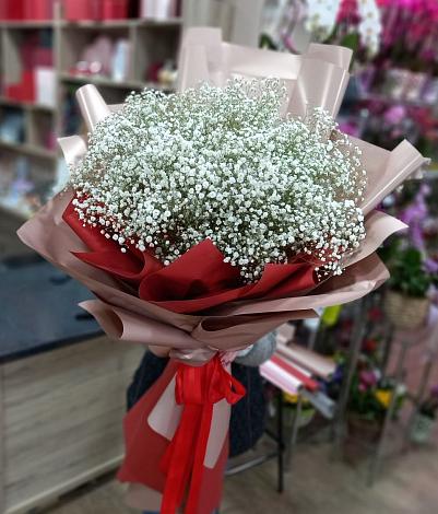 Букет цветов из: Гипсофила в Ачинск