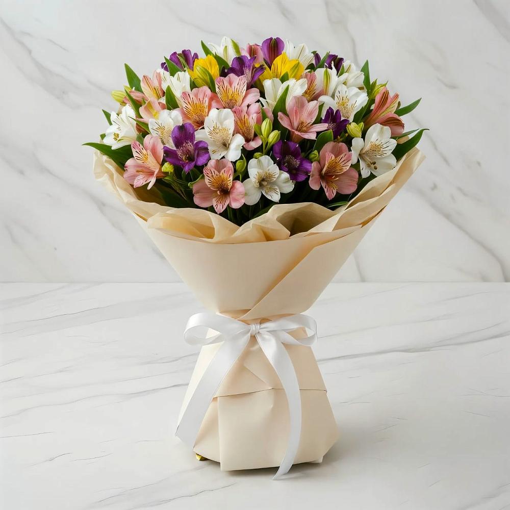 Букет цветов из: Альстромерии в Ачинск