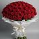 Букет 101 Красная роза Блэк Мэджик в Ачинск