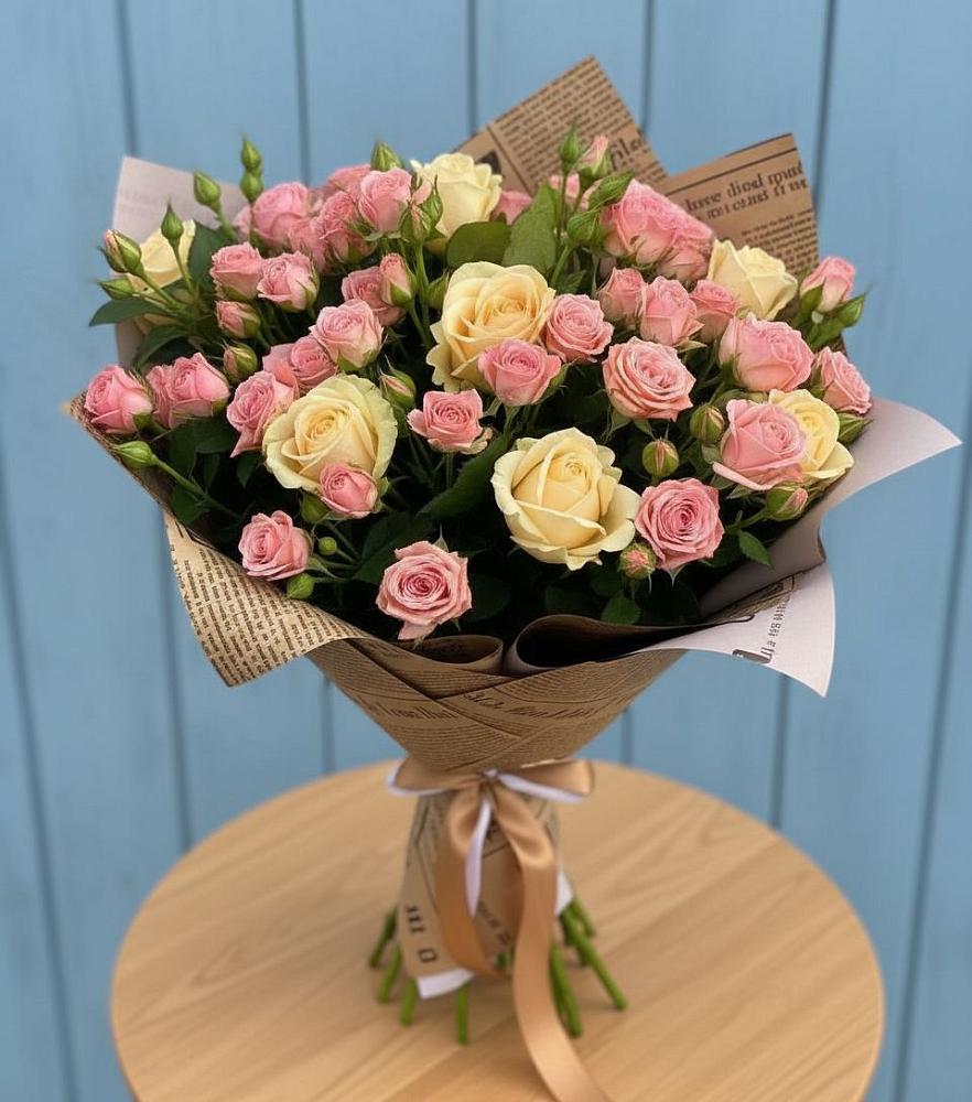 Букет варенье из роз в Ачинск Букет цветов из: Розы в Ачинск