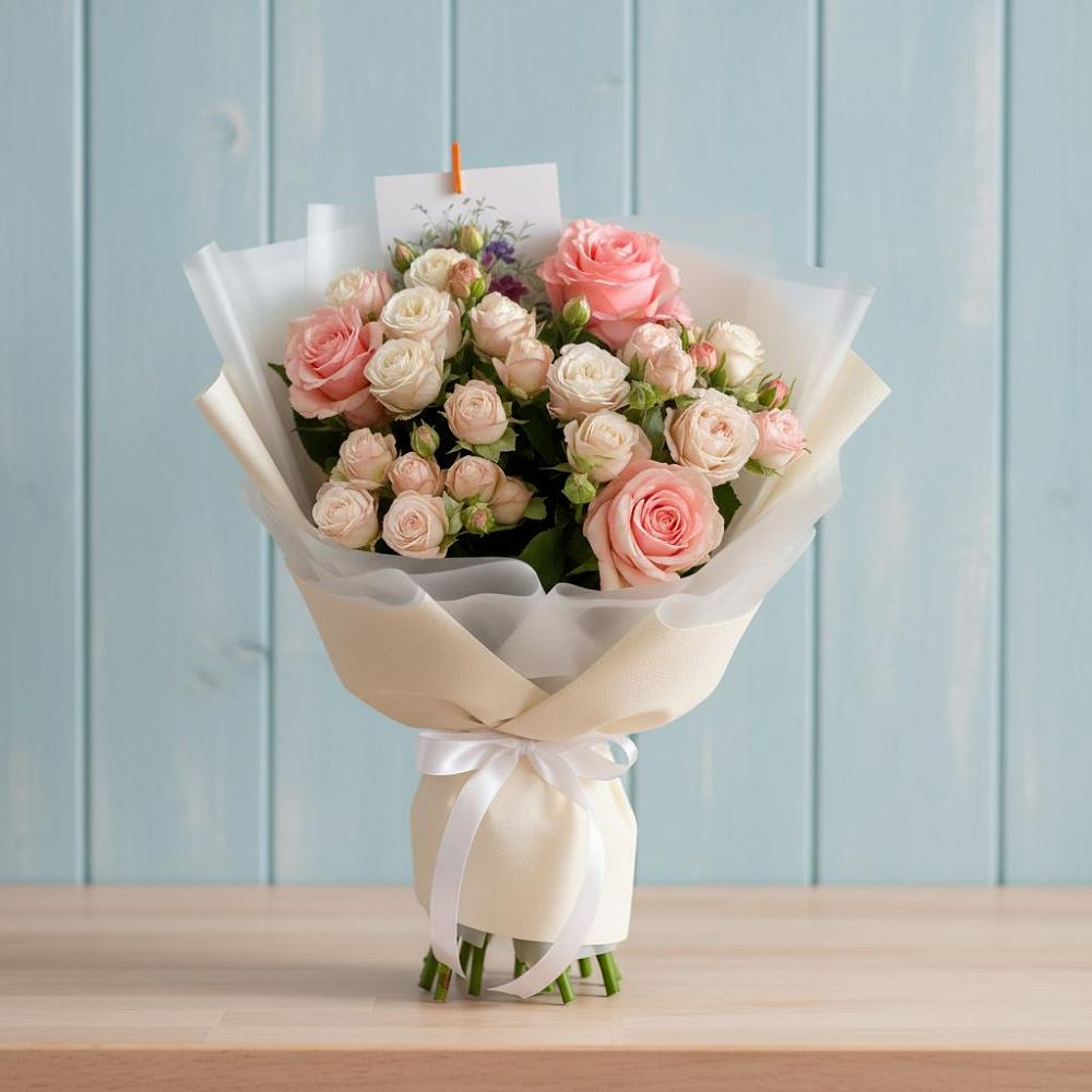 Букет цветов из: Розы в Ачинск