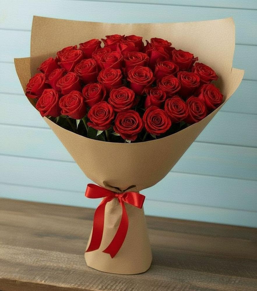 Букет Красные розы Милано в Ачинск
