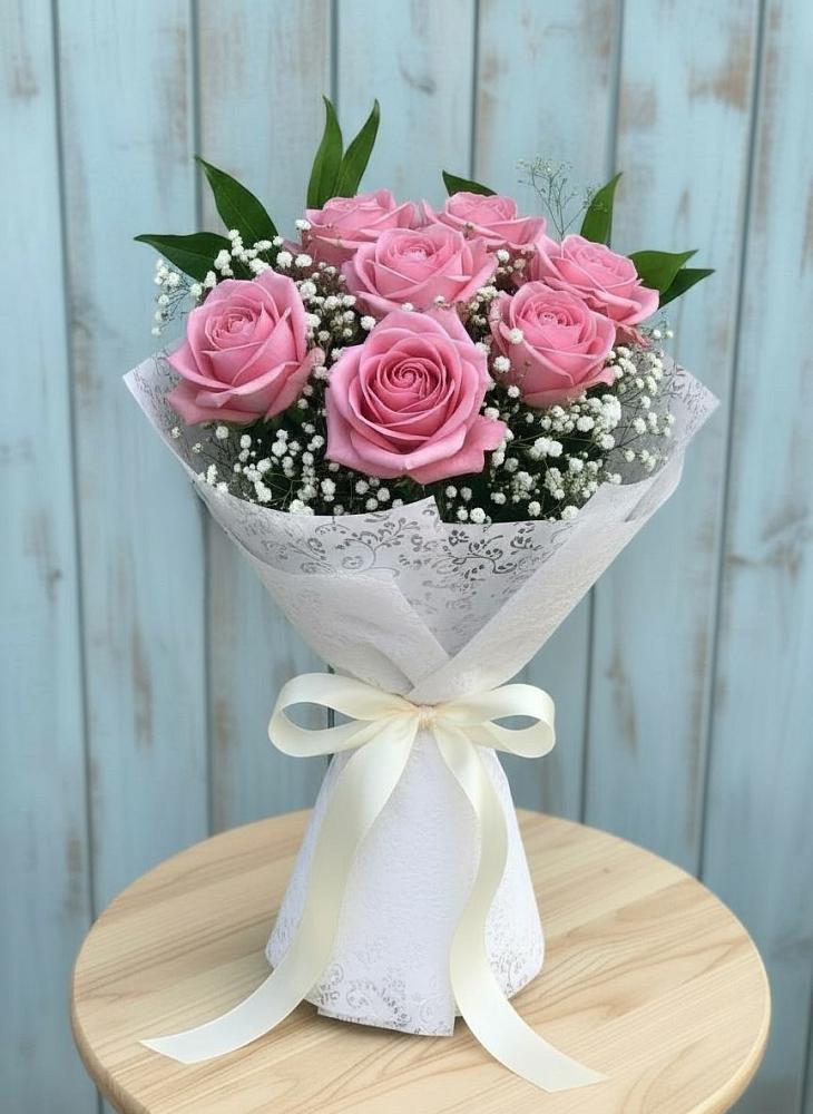Букет цветов из: Розы в Ачинск