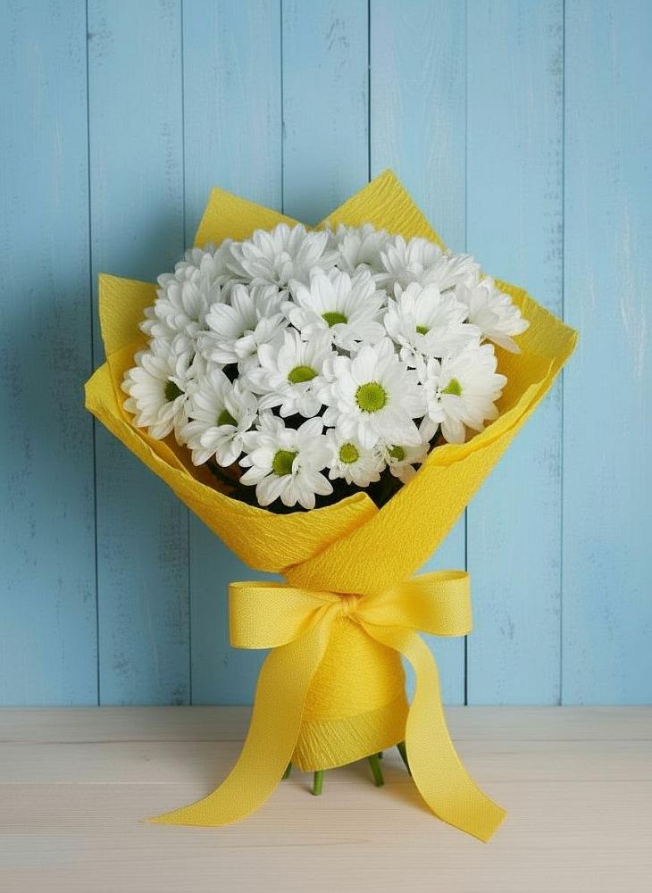 Букет цветов из: Хризантемы в Ачинск