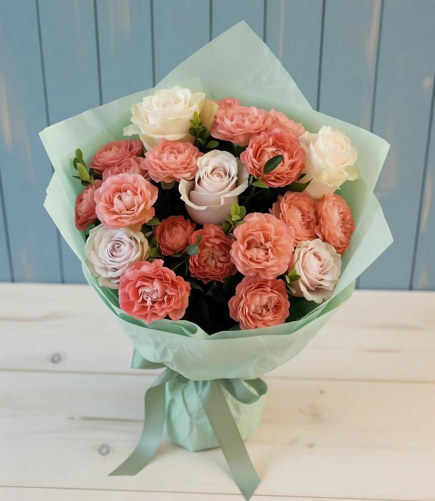 Букет цветов из: Розы в Ачинск