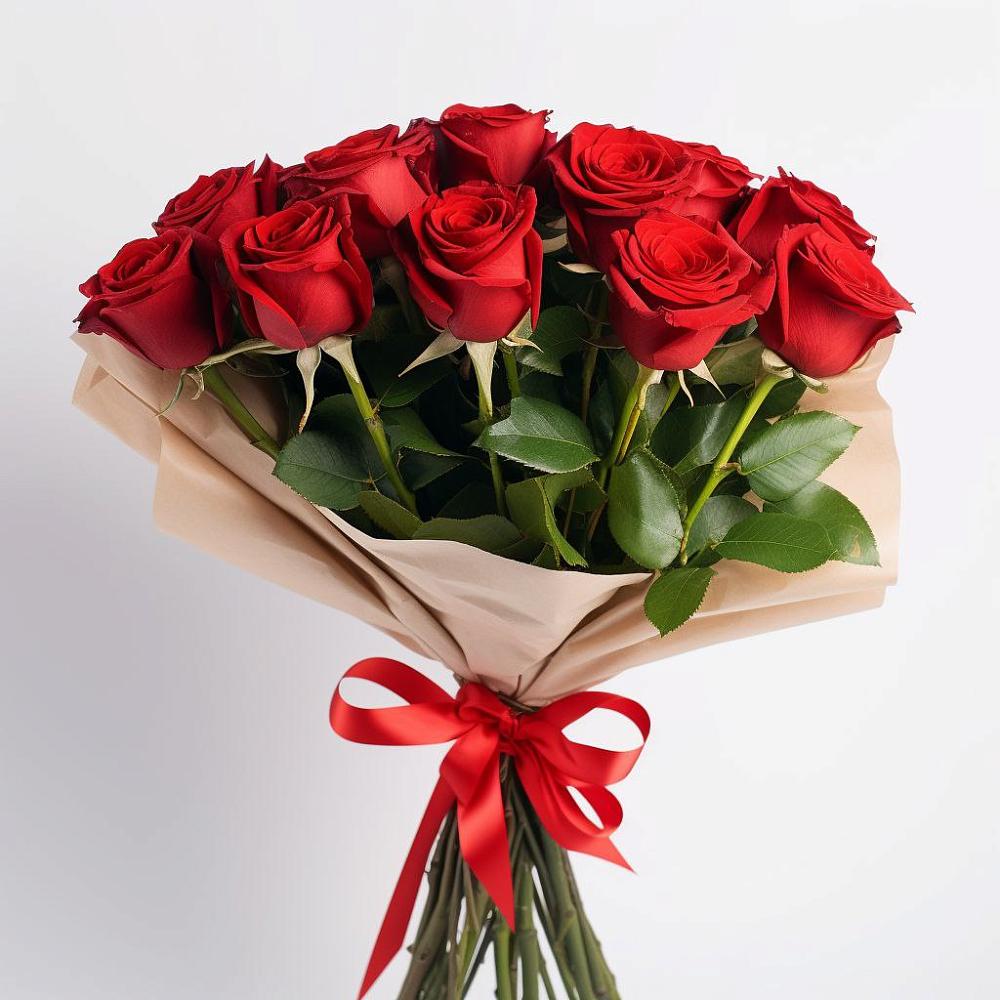 Букет 11 Красных роз Эдлесс Лав в Ачинск